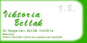 viktoria bellak business card